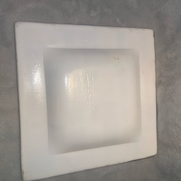 Vtg fused art glass plate bowl with no chips or cracks - Picture 5 of 5